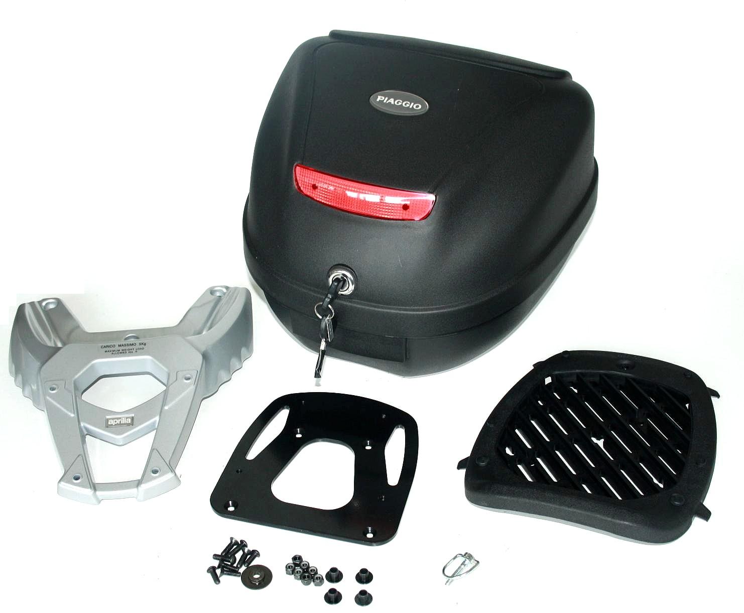 Top Case Kit, black, colored