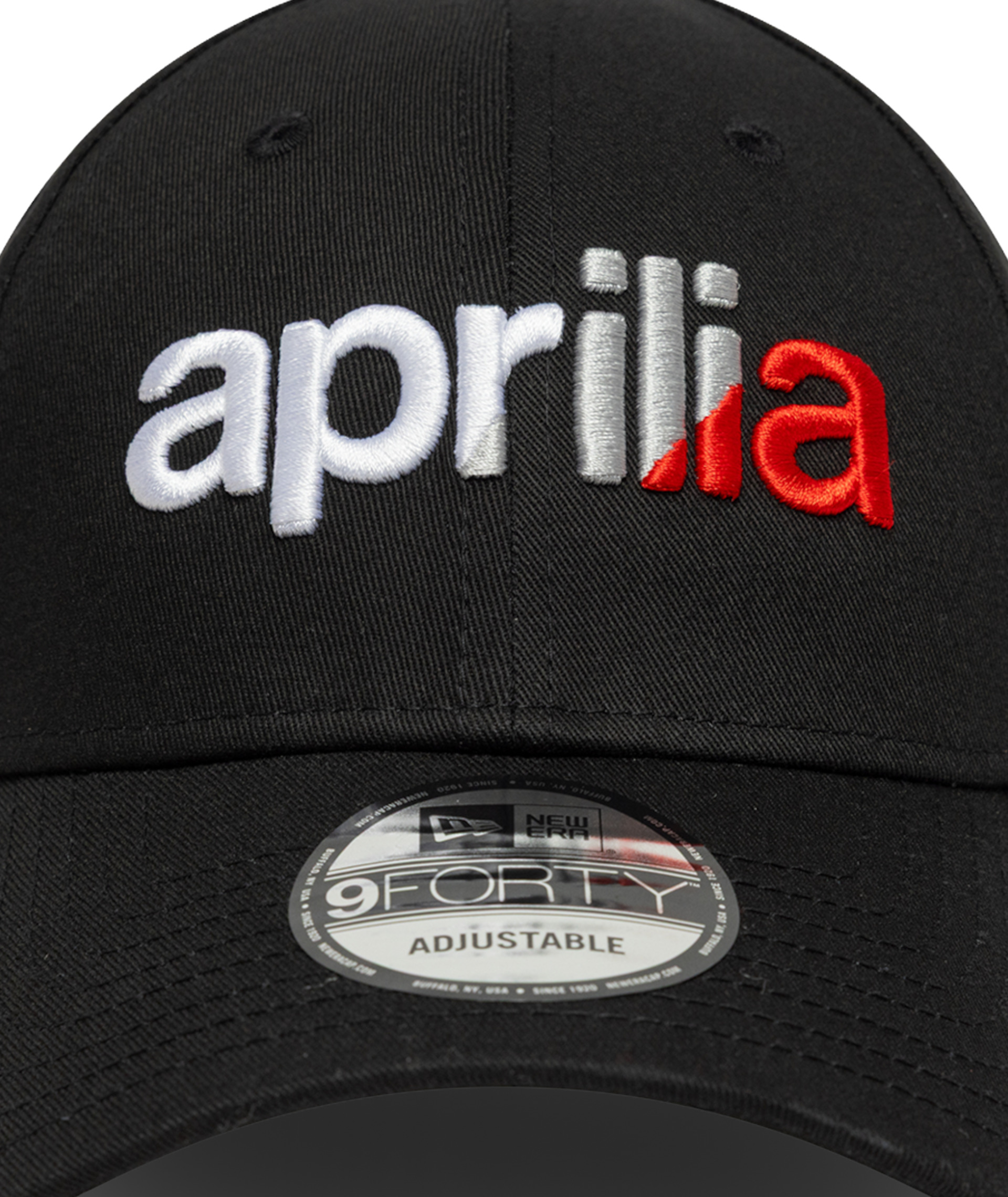 Aprilia Logo New Era 9Forty Baseball Cap, Black