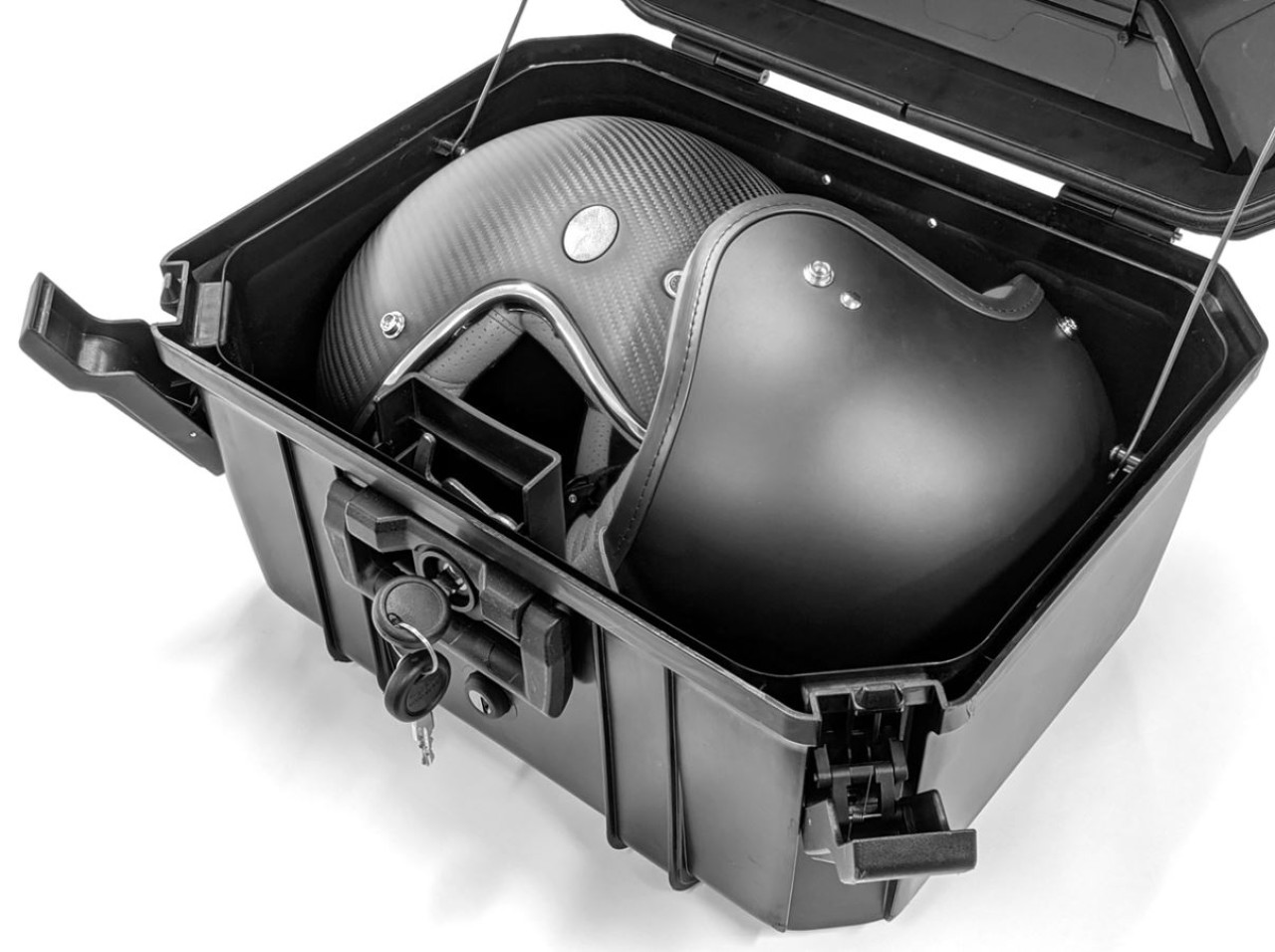 Top Case Kit with mounting plate 40 L for Aprilia Tuareg 660
