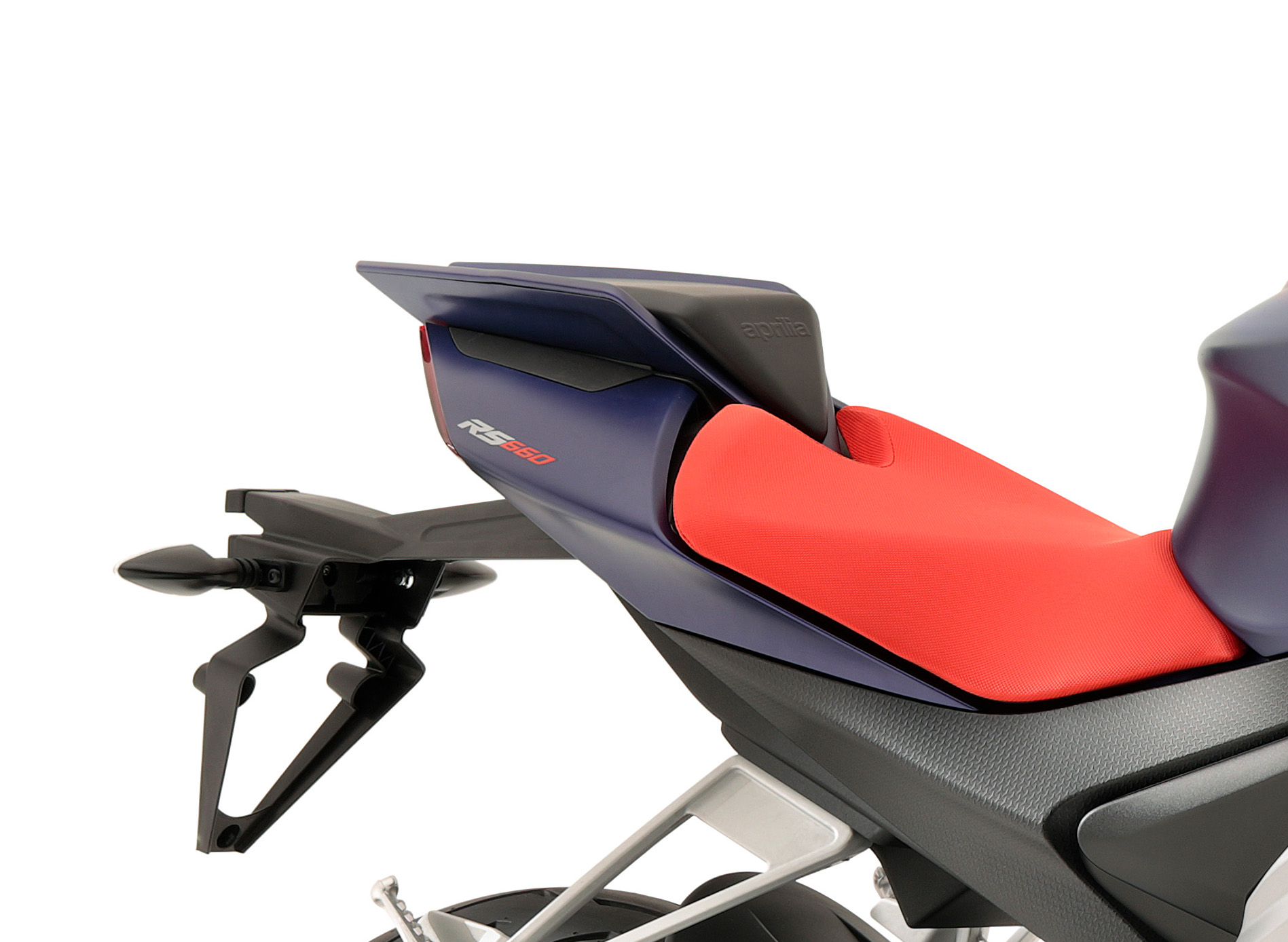 Passenger seat cover Lava Red for Aprilia RS 660