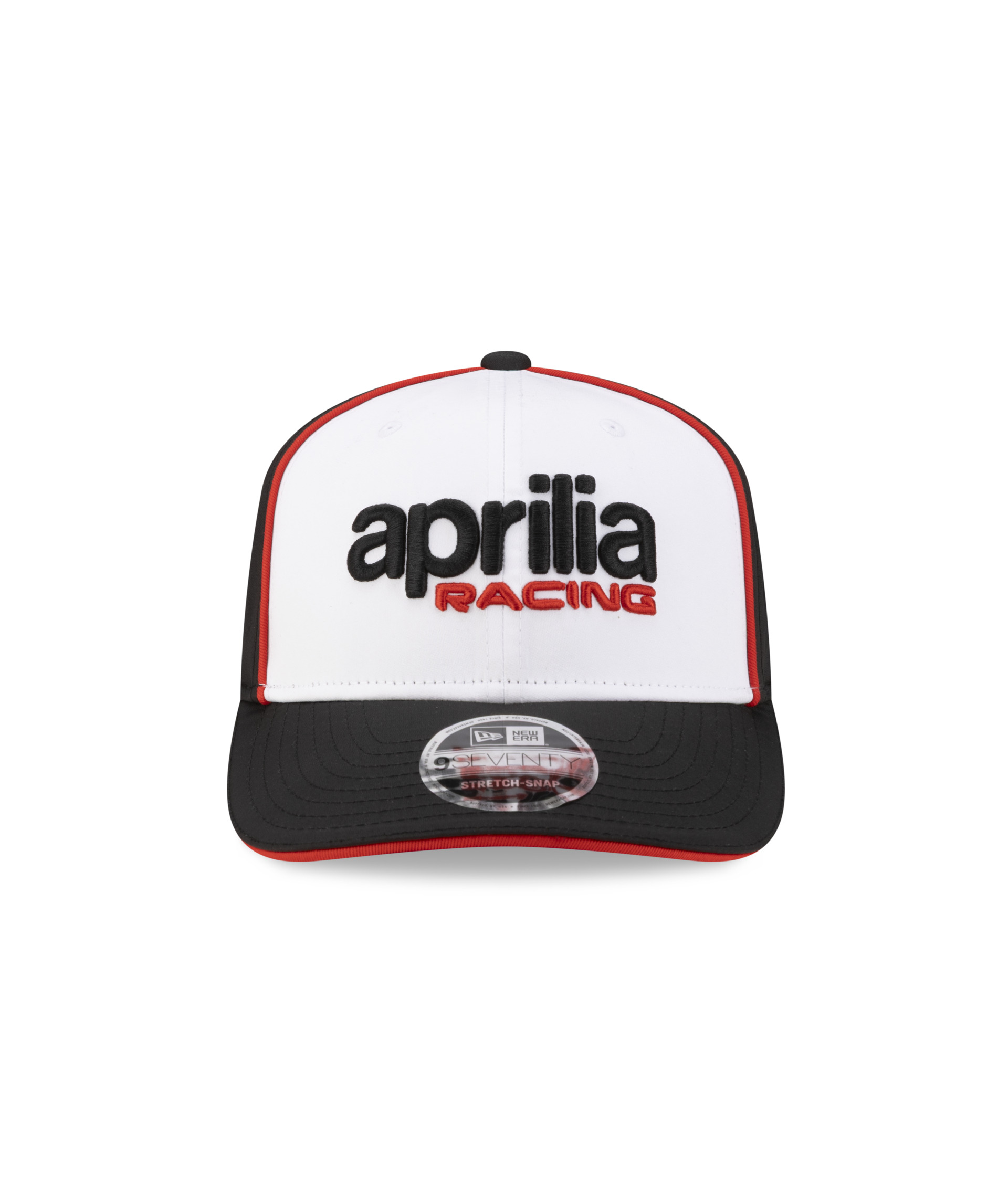 Aprilia Racing Team 2026 New Era 9Seventy baseball cap, black and white