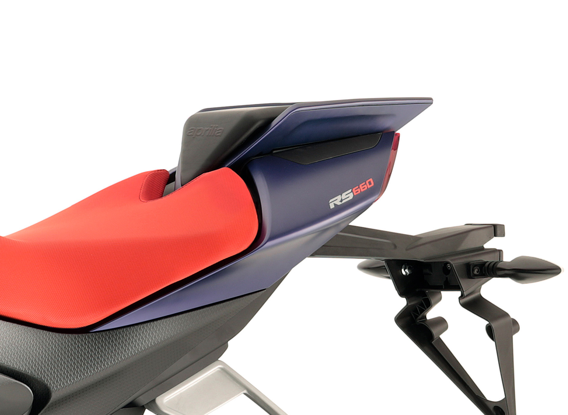 Passenger seat cover Lava Red for Aprilia RS 660