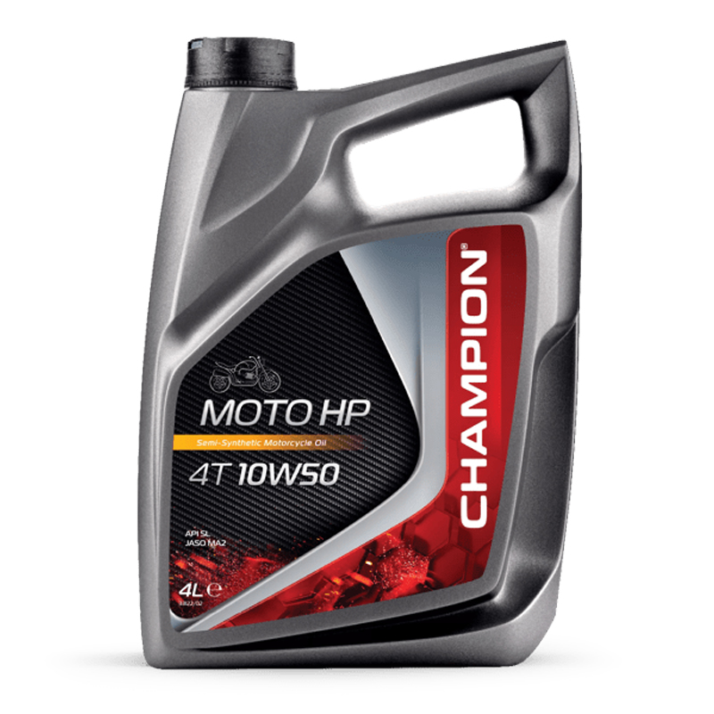 CHAMPION® Moto HP 4T 10W-50 engine oil - 4 liters